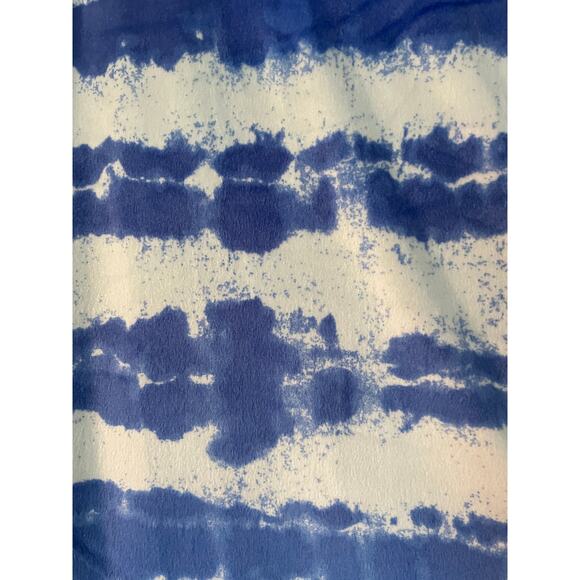 Cat & Jack Unisex Blue Striped Tie-Dye Unisex Sleepwear Set Size 12 Youth - Picture 4 of 5